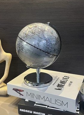 北欧高档地球仪小摆件小s号客厅酒柜办公室书房桌面家居装饰品礼