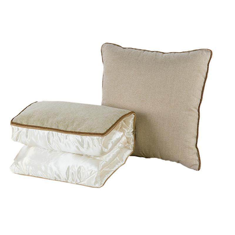 蚕丝汽车抱枕被子两用车载加厚保暖车用折叠靠背夏凉被沙发靠熙唐,淘宝优惠券,粉丝福利购,淘宝优惠卷