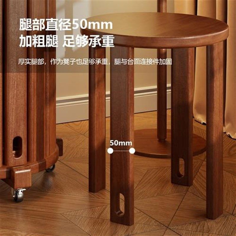 凳子可叠放备用凳子家用大人结实板凳客厅家用饭桌W待客椅子带轮,淘宝优惠券,粉丝福利购,淘宝优惠卷