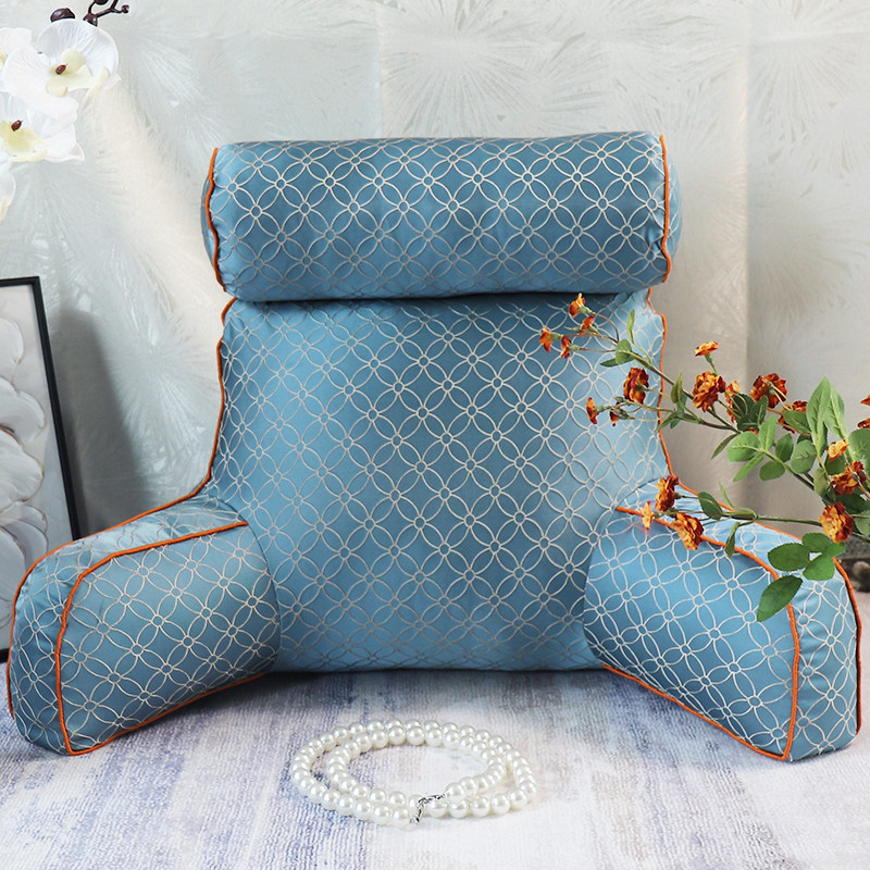 圆柱颈枕护腰靠垫牀头靠枕大靠背牀上飘窗沙发软包孕妇哺乳可拆卸,淘宝优惠券,粉丝福利购,淘宝优惠卷