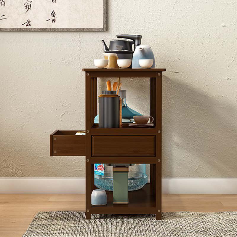 Mobile tea cart, small tea table, tea making household tea set, all-in-one Chinese living room tea tray, tea table, tea cabinet, tea table