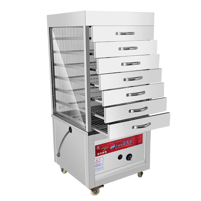 蒸包子机商用台式电蒸箱燃气蒸锅蒸包炉蒸包机保温蒸包柜玻璃蒸柜,淘宝优惠券,粉丝福利购,淘宝优惠卷