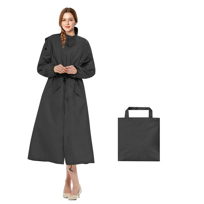 加长款束身秋冬风衣式韩版成人时尚个性连体雨衣情侣男女生雨披,淘宝优惠券,粉丝福利购,淘宝优惠卷