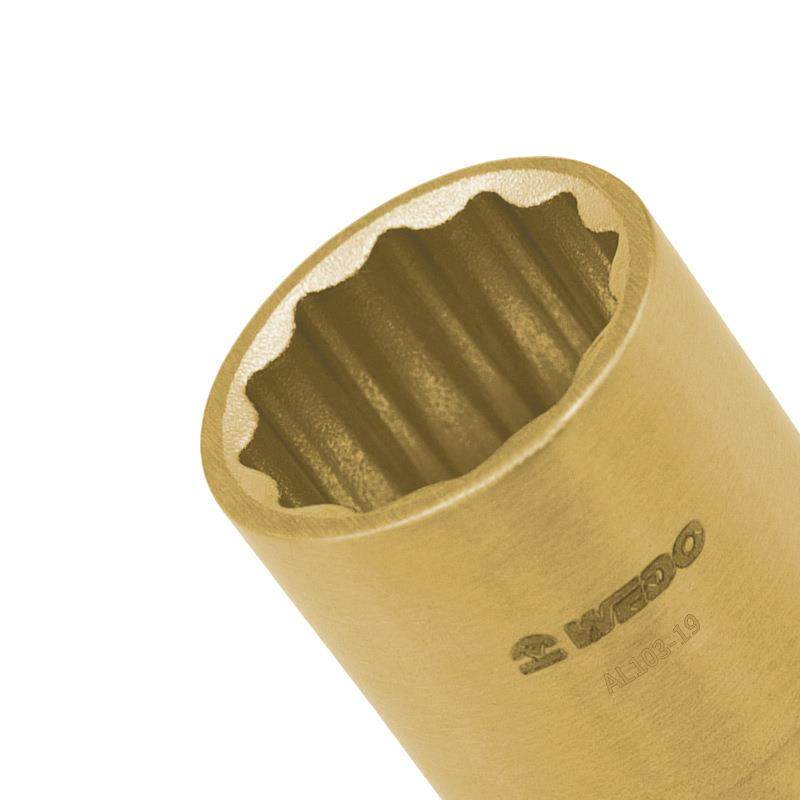 WEDO维度防爆无火花青铜合金工具 防爆套筒头(3/8"方) AL103,淘宝优惠券,粉丝福利购,淘宝优惠卷