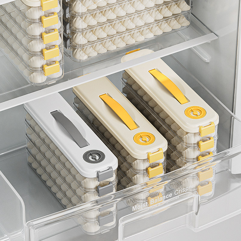 窄缝饺子盒冷冻家用食品级保鲜盒馄饨速冻厨房冰箱缝隙收纳盒神器,淘宝优惠券,粉丝福利购,淘宝优惠卷