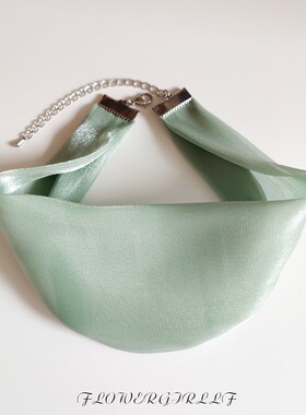 宽边颈带纯色百搭l遮颈纹脖子饰品挡疤痕颈部装饰脖链护脖颈饰脖