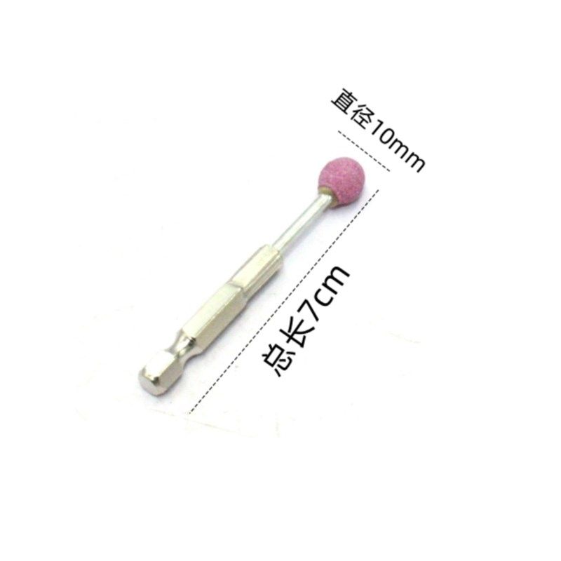 电扳手六角柄粉色砂轮打磨头锂电起子用PA砂轮磨头电钻用金属抛光,淘宝优惠券,粉丝福利购,淘宝优惠卷
