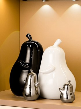 现代轻奢陶瓷软装摆n件家居客厅酒柜电视柜装饰品玄关桌面摆设礼