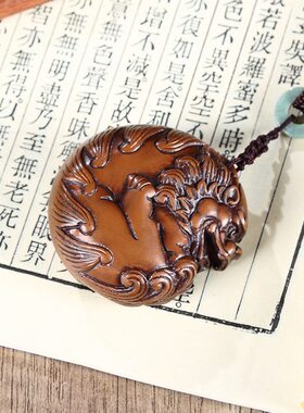 紫铜貔貅挂件手把件家居装饰品室内客厅书房桌面中式工艺品摆件