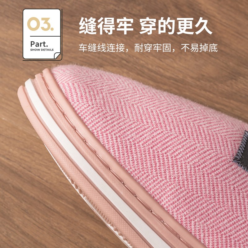 德国棉拖鞋防滑老人2024新款室内家居男士冬季加厚家用软底踩屎感 - 图1