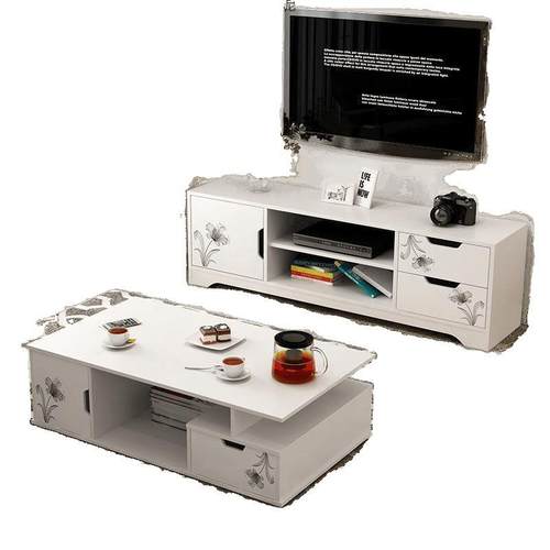 电视柜加高组合套装现代简约客厅卧室家用简易小户型电视柜供应链 - 图3