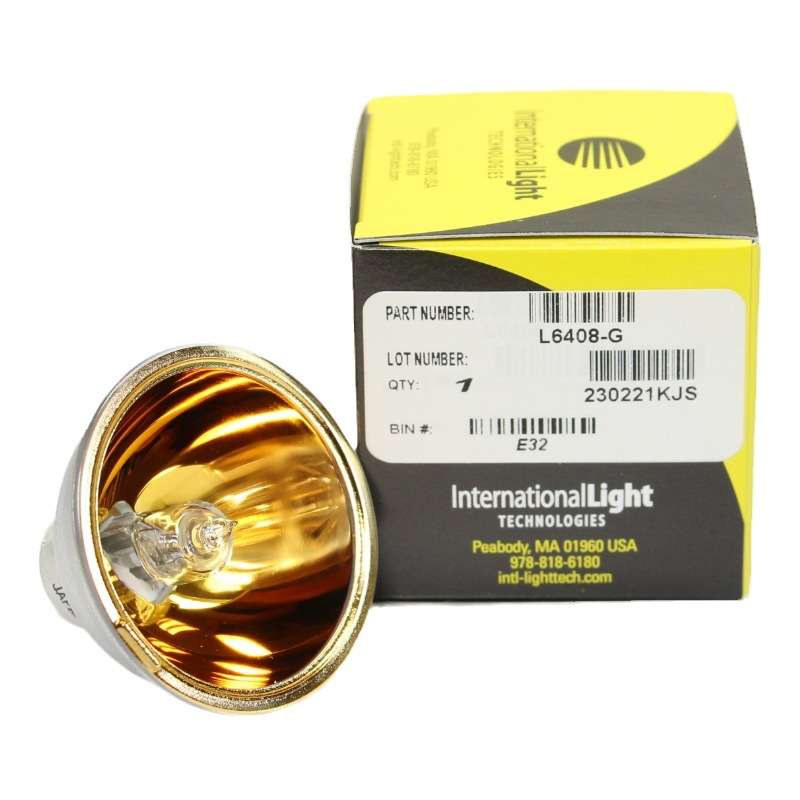 Gilway ILT L6408 G 12V75W JAPAN G6.35 视野计灯泡 镀金灯杯 - 图2