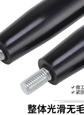 胶木转动手柄直手轮穿心手柄穿杆机床固定手柄塑胶把手M6M8M10