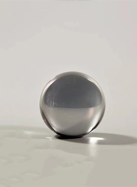 创意水晶圆球锥形多面体摆件x办公室样板房轻奢抽象极简琉璃工艺