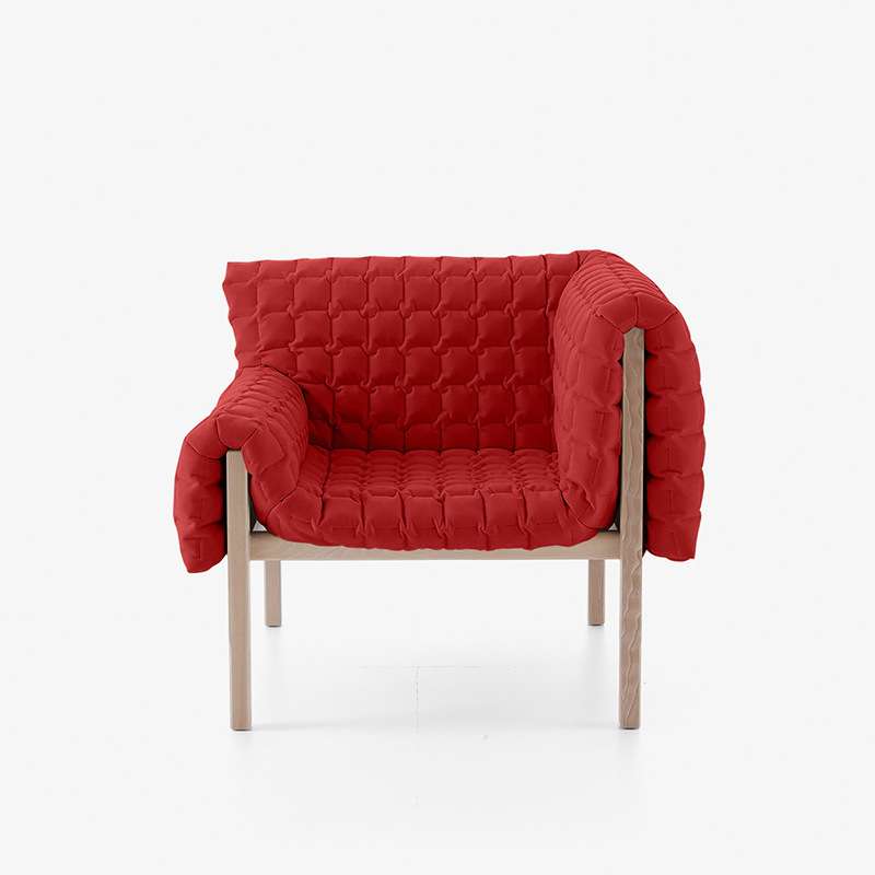 齐鲁椅Ruché chair设计师单人沙发椅法式写意空间复古实木客厅 - 图0