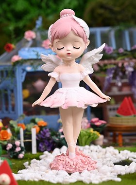 芭蕾女孩贝拉舞蹈摆件可爱女生卧C室房间装饰品车载少女心生日礼