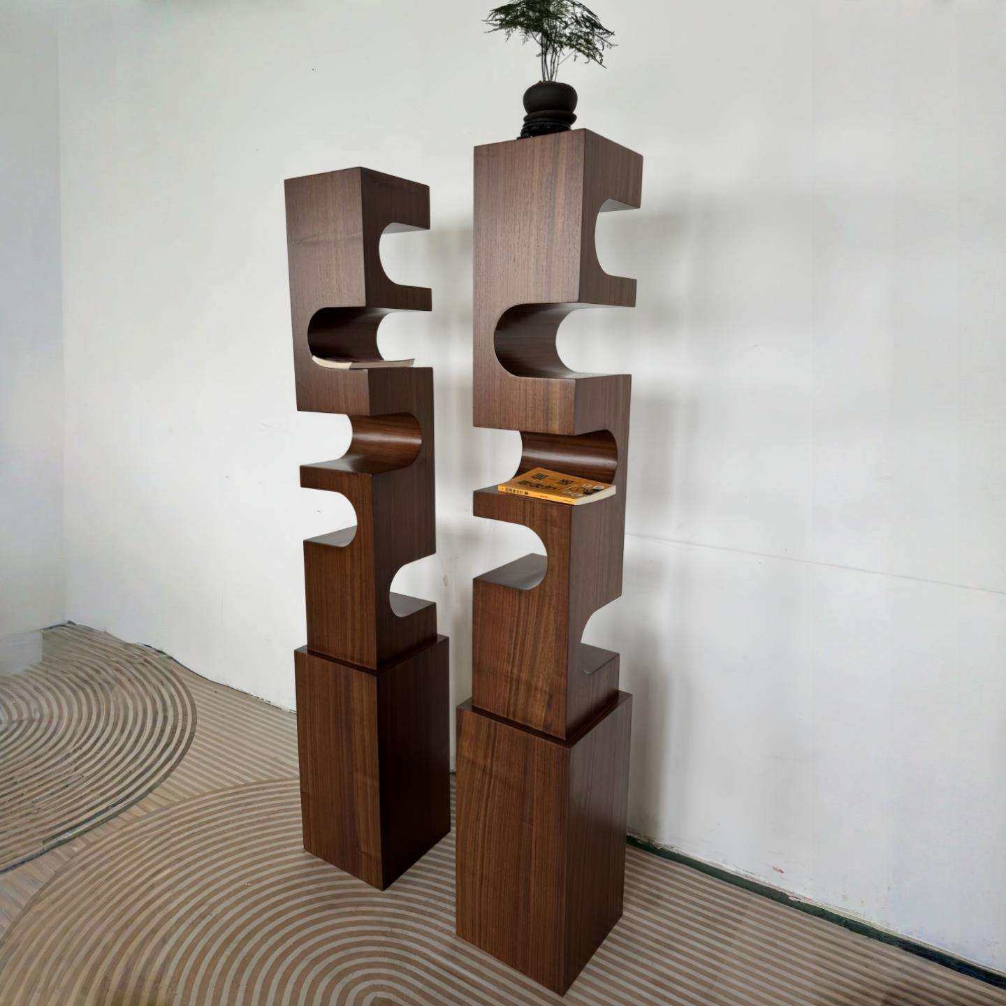 北欧烤漆书柜实木艺术装饰柜展示柜现代简约摆件柜商场置物柜整装,淘宝优惠券,粉丝福利购,淘宝优惠卷