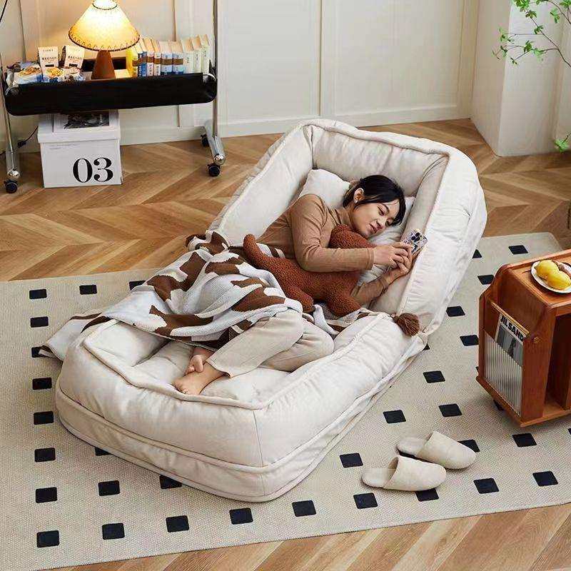 可折叠懒人沙发椅可躺可睡人类狗窝沙发床客厅阳台超大休闲榻榻米,淘宝优惠券,粉丝福利购,淘宝优惠卷
