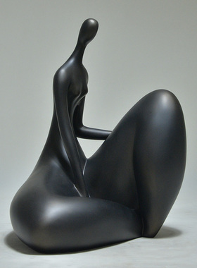 树脂雕塑摆件人j物艺术酒店现代装饰别墅样板房间客厅玄关大厅摆