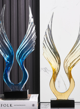 酒柜装饰品摆件电视n柜水晶艺术办公室客厅玄关高级感轻奢高档饰