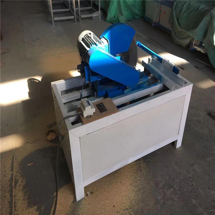 台式圆木断木锯 半自动圆木截料锯 小型木柴切割机器 - 图2