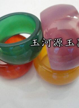 扳拇指玉石指环玉红包邮髓玛瑙仿古男女指天然饰品大民族风款戒指