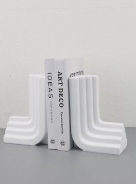 欧式创意建筑书挡书靠摆件客厅办公室样板房书房电视柜家居工艺品