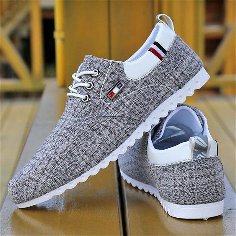 2025新款夏季透气帆布鞋软底防臭轻便简约老北京豆豆鞋男鞋46码45,淘宝优惠券,粉丝福利购,淘宝优惠卷