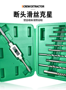 断螺丝取出器小螺丝断丝取出器万能修滑丝滑牙取螺丝拆除反牙工具