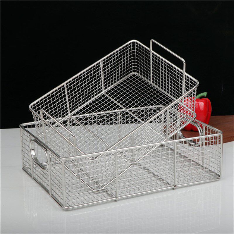 304不锈钢长方形网筐网篮提孔方篮大号油炸篮加粗钢丝沥水篮果篮,淘宝优惠券,粉丝福利购,淘宝优惠卷
