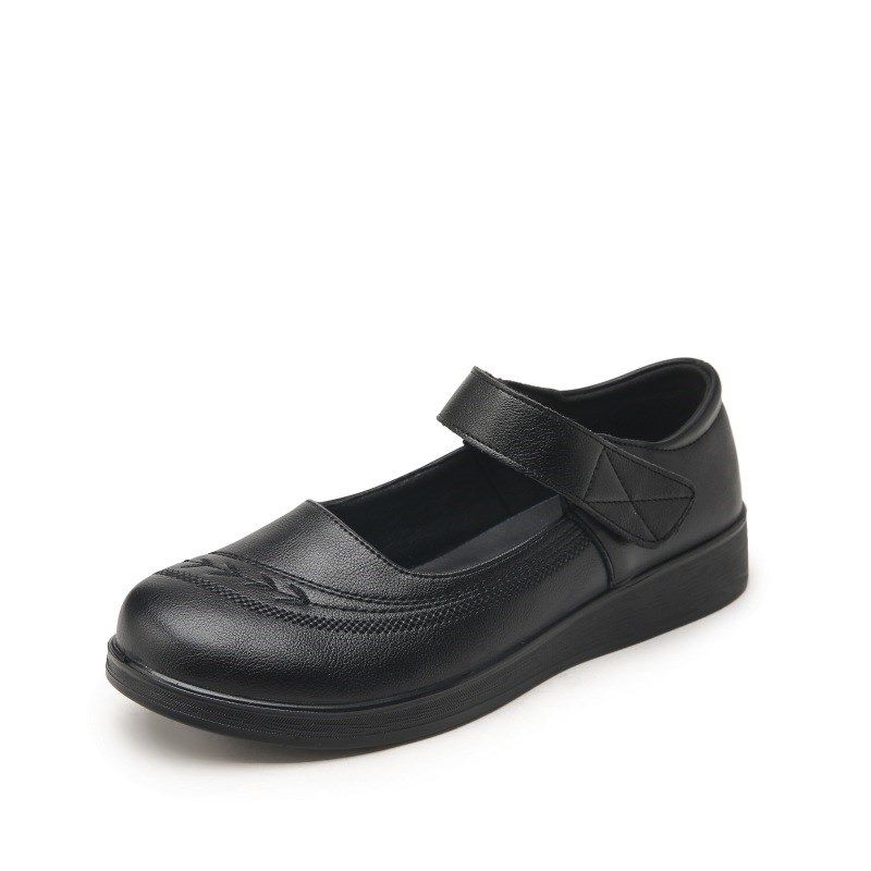 头层牛皮妈妈鞋单鞋真皮软底舒适中年平底休闲女单鞋大码妈妈皮鞋,淘宝优惠券,粉丝福利购,淘宝优惠卷