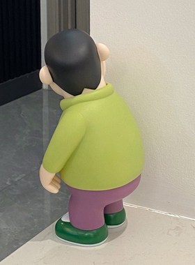 胖虎公仔摆件客厅电视柜入户玄关装饰品家居饰品S卡通可爱高档轻