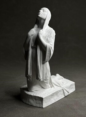 现代简约艺石膏雕塑书架桌展示柜装饰摄影道具背景氛围摆件礼品