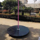 Mobile steel tube stage, outdoor indoor dance tube, circular rotating fixed dual-purpose silicone performance stage outdoor