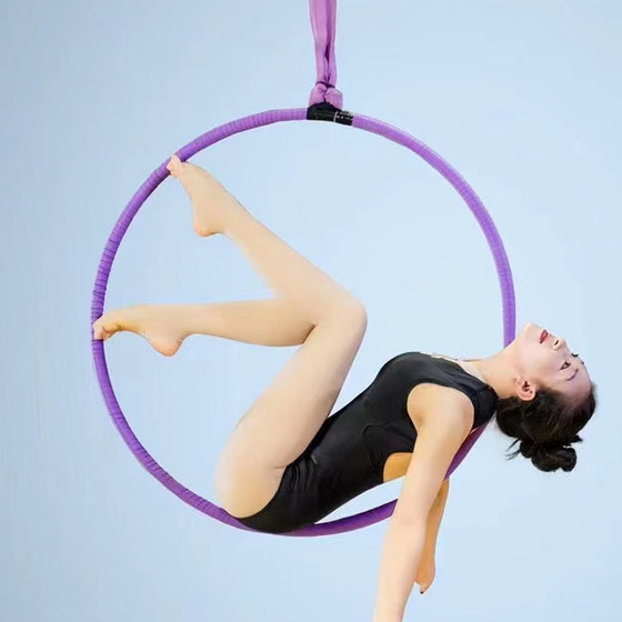Anti-slip, sweat-absorbent, self-adhesive elastic yoga rings