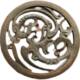 Antiques and miscellaneous collections, antique ancient bronzes, hollow dragon and phoenix hanging plaques, bronze ornaments, antiques and old objects, bronze miscellaneous items