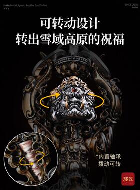 金刚橛丨琢匠原创文玩手把件金刚杵摆件手持羯磨杵解压桌面装饰品