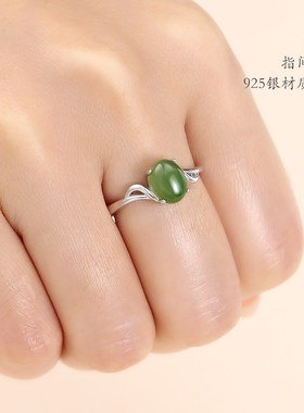 S925a银男女戒指空托3*5*7*9*11蜜蜡戒托空托4*6*8*10*11*15 12*1