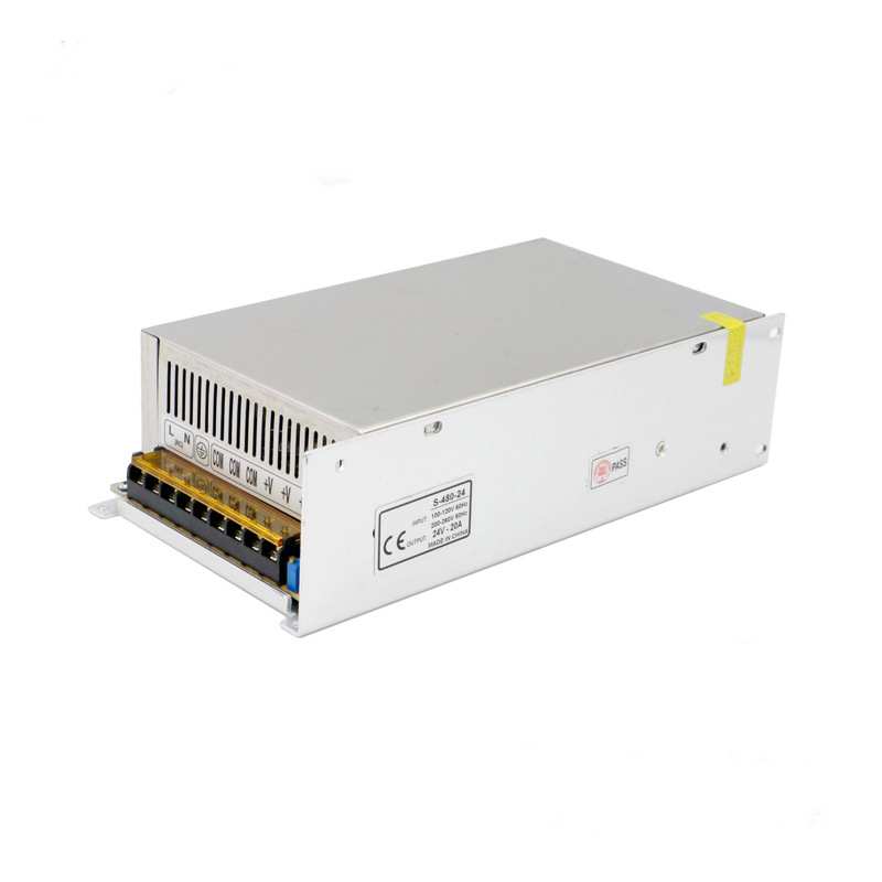 Manufacturer 24V20A480W constant voltage switching power supply LED lamp with light bar monitoring security LED advertising screen adapter