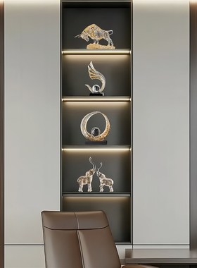 意式极简办公室装饰品摆件轻奢高档领导老板高级感高端大气上档次