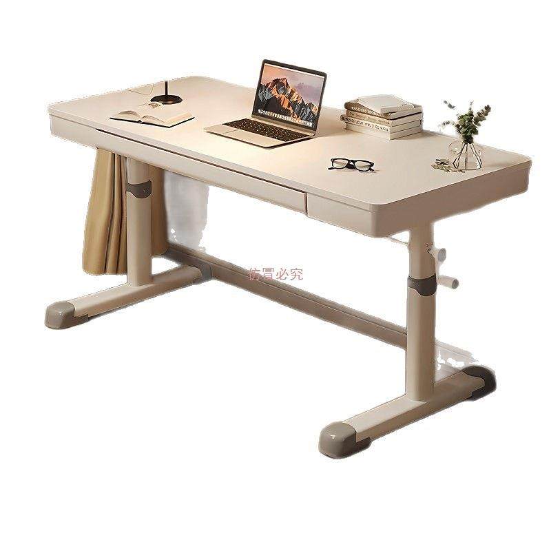 电脑桌电竞桌家用学习桌手摇升降桌子儿童书桌加宽工作台办公桌子,淘宝优惠券,粉丝福利购,淘宝优惠卷