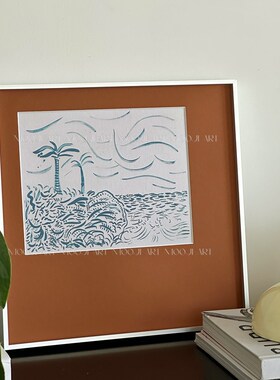 木吉小众当代艺术客厅背景墙卧室餐边柜高级感装饰画组合挂画