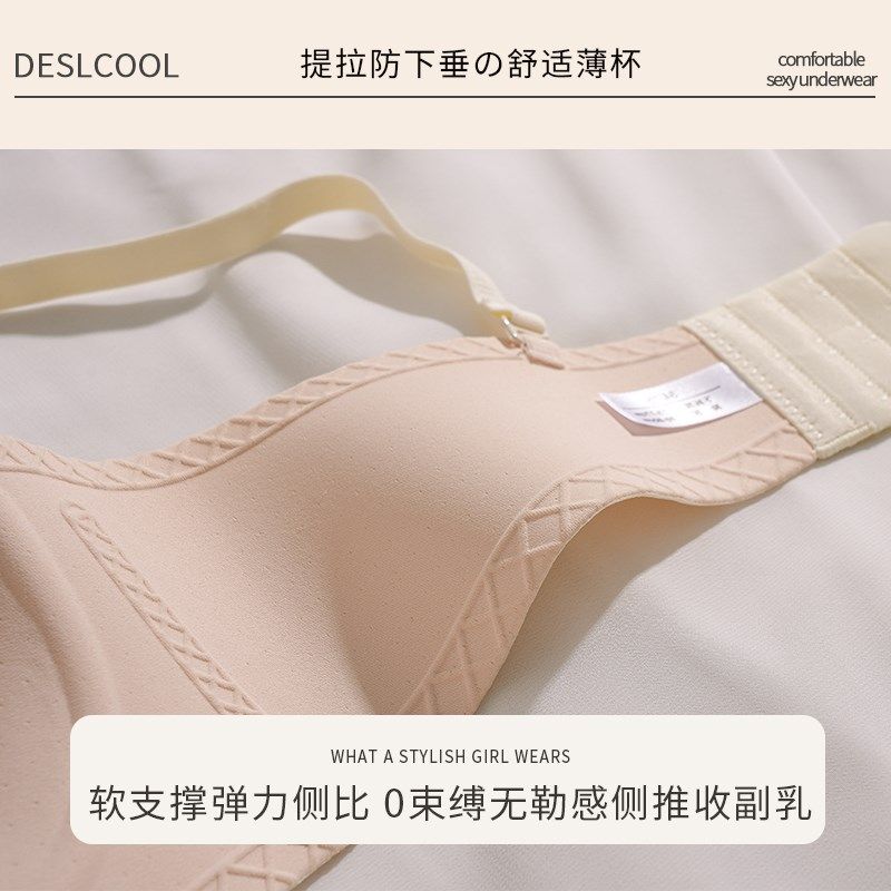 无痕内衣女小胸聚拢显大防下垂夏季防走光抹胸薄款美背少女文胸罩,淘宝优惠券,粉丝福利购,淘宝优惠卷