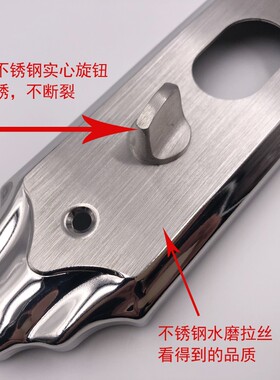 304不锈钢防盗门把手 加厚通用型大门拉手进户门把手超B级防盗锁