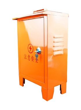 工地临时三级配电箱红色手提户外防雨电源开关箱1路380V 1路220V