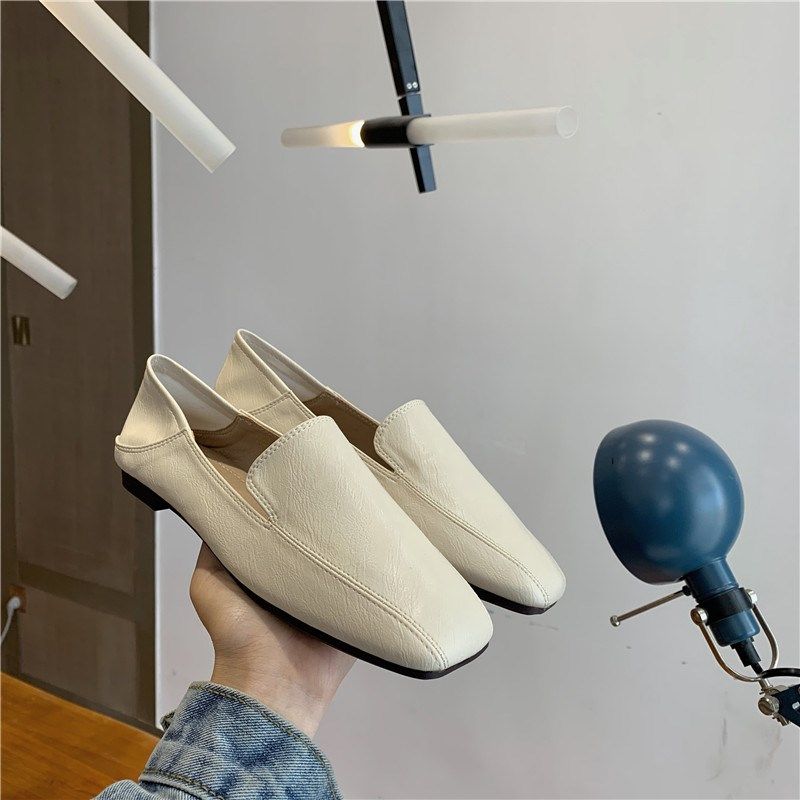 不好穿来找我软皮平底小皮鞋女方头简约百搭懒人豆豆鞋女瓢鞋孕妇,淘宝优惠券,粉丝福利购,淘宝优惠卷
