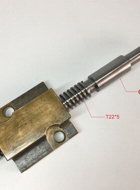 台湾大同准力旺磐宇青618平面手摇磨床配件前后丝杆铜套Y轴铜螺母
