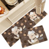 Kitchen special floor mats, oil-proof and waterproof carpets, wipe-free, non-slip, wear-resistant floor mats, thickened X long wear-resistant mats