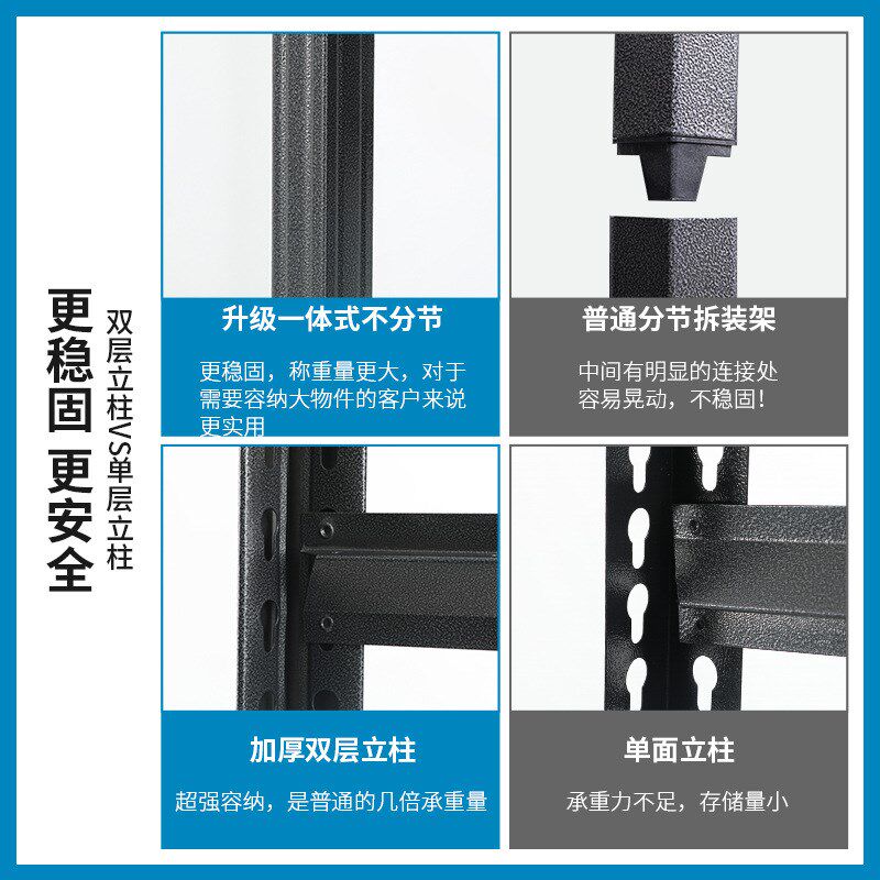 厨房置物架落地多层微波炉烤箱锅具收纳架子多功能储物架货架家用,淘宝优惠券,粉丝福利购,淘宝优惠卷