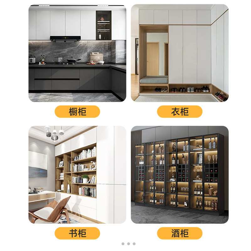Whole house custom integrated furniture design wardrobe cabinet bookcase storage wine cabinet bedroom living room source factory